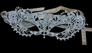 Laser cut lace mask