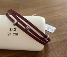 Load image into Gallery viewer, Brown leather bracelet