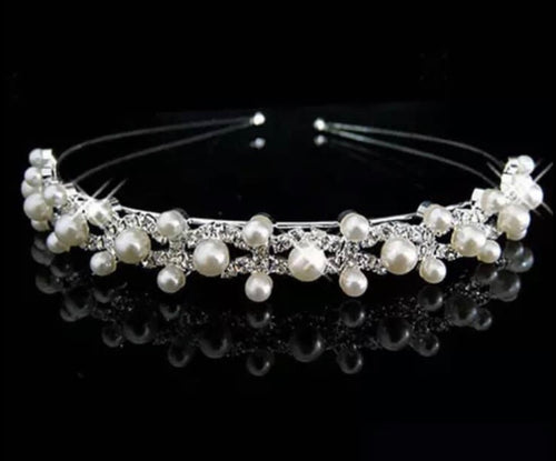 Crystal and Pearl head band