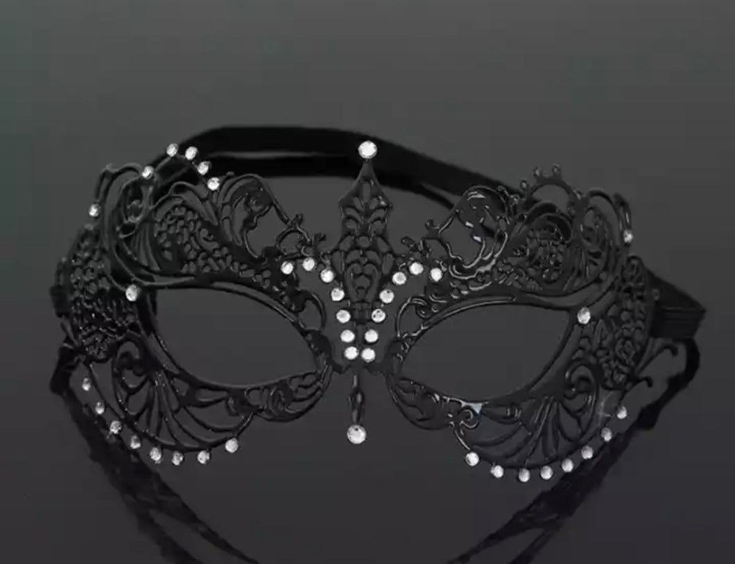 Metal masquerade mask