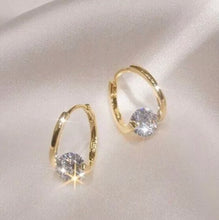 Load image into Gallery viewer, Cubic zirconia earrings