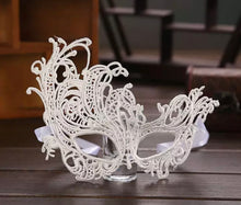 Load image into Gallery viewer, Laser cut lace mask