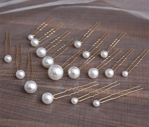 Pearl hair pins
